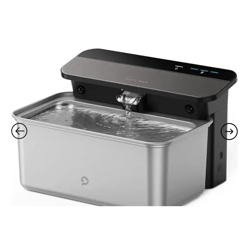 Petlibro Glacier Ultrafiltration Stainless Steel Pet Water Fountain